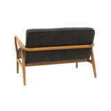 Oskar Dark Grey Boucle Sofa