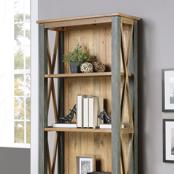 Industrial Rustic Freestanding Tall Shelving Unit