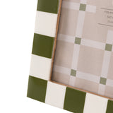 Green & White Photo Frame - Large
