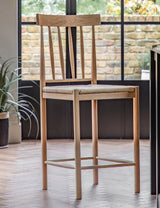 Vejle Natural Kitchen Bar Stools (Pair)