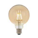 6W LED E27 Small Globe Bulb - Amber
