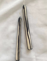 Abstract Charcoal Drip Soy Candle (Set of Two)