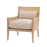 Aiko Natural Rattan & Ash Wood Armchair