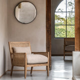 Aiko Natural Rattan & Ash Wood Armchair