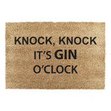 Knock Knock It's Gin O'Clock Doormat