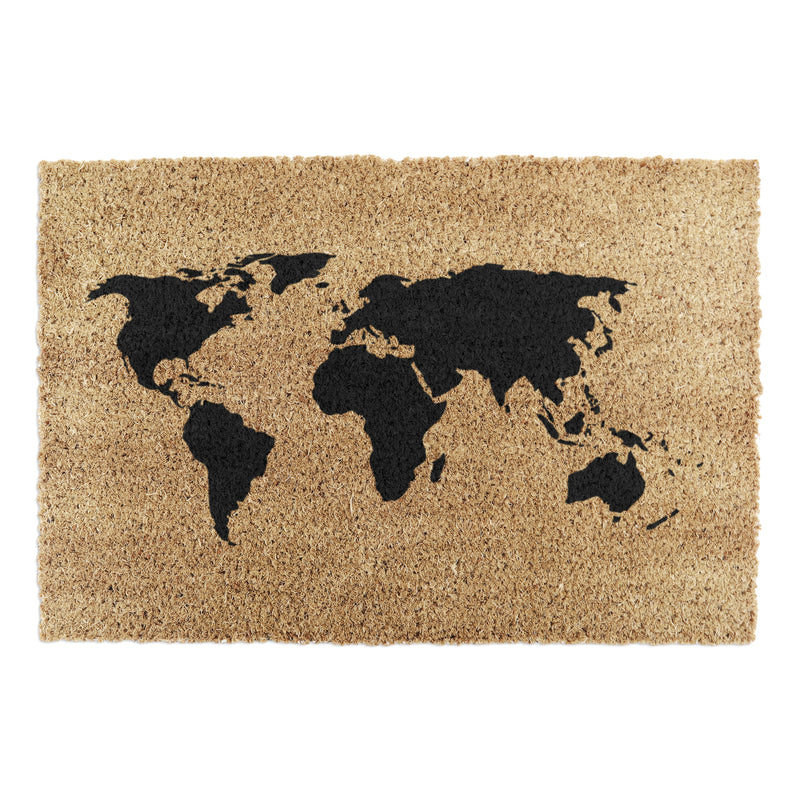World Map Doormat