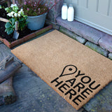 You Are Here Doormat