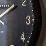 Baker & Brown Black Wall Clock