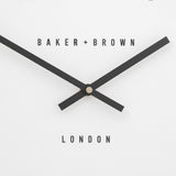 Baker & Brown White Wall Clock