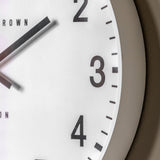 Baker & Brown White Wall Clock