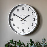 Baker & Brown White Wall Clock