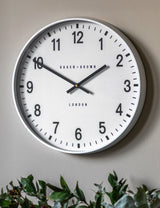 Baker & Brown White Wall Clock