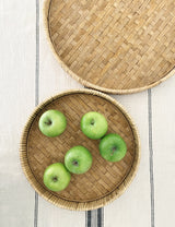 Bamboo & Rattan Tray Set