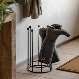 Black Iron Boot Stand