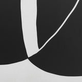 Black & White Abstract Framed Art Print