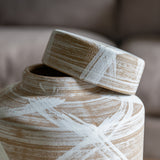 Brush Effect Sand Storage Jar Vase