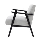 Ebbe Stone Grey Linen Armchair