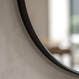 Eira Black Large Wall Mirror - Large