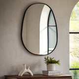 Eira Black Large Wall Mirror - Large