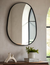 Eira Black Large Wall Mirror - Large