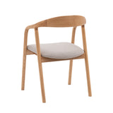 Elska Oak Upholstered Dining Chairs