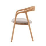 Elska Oak Upholstered Dining Chairs