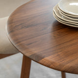 Elska Walnut Extending Dining Table