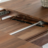 Elska Walnut Extending Dining Table