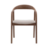 Elska Walnut Upholstered Dining Chairs