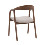 Elska Walnut Upholstered Dining Chairs