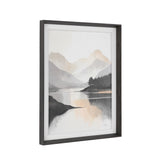 Fjell Dawn Framed Canvas