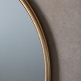 Gold Simple Round Mirror