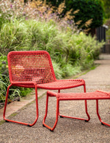 Gotska Sunset Lounger Chair With Stool