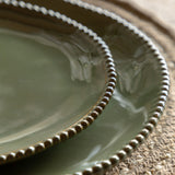 Hamnoy Green Porcelain Dinnerware (Set of Four, Various Options Available)
