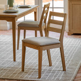 Harstad Oak Dining Chairs (Pair)