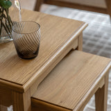 Harstad Oak Nest of Side Tables