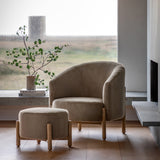 Havik Khaki Footstool