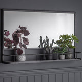 Hekla Industrial Shelf Mirror