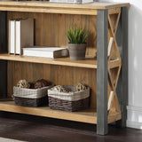 Industrial Rustic Bookcase