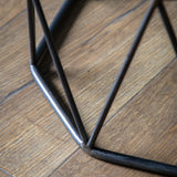 Industrial Set of Drum Side Tables