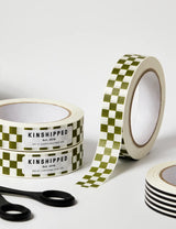 Kinshipped Checkerboard Paper Tape