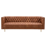 Koselig Leather Brown Sofa