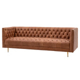 Koselig Leather Brown Sofa