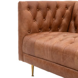 Koselig Leather Brown Sofa