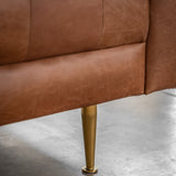Koselig Leather Brown Sofa
