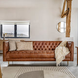 Koselig Leather Brown Sofa