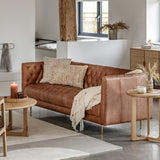 Koselig Leather Brown Sofa