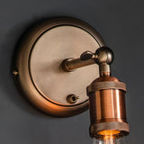 Loki Vintage Industrial Copper Wall Light