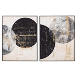Lunar Framed Canvas (Set of Two)