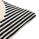 Maje Natural Geometric Cushion - Line Circle